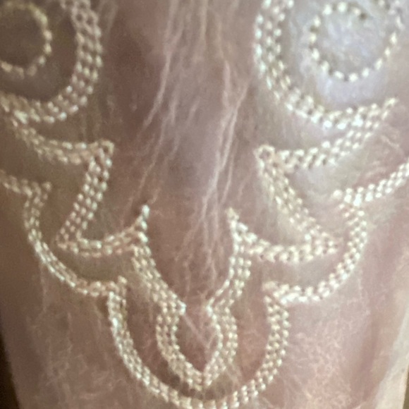 NWT Nocona Boots Genuine Leather Cowgirl Boots Rendezvous Tan - Picture 7 of 12